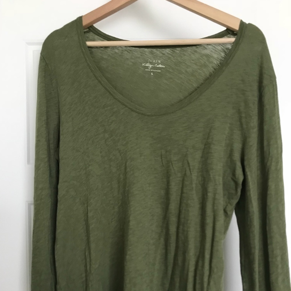 J. Crew Vintage cotton long sleeve t-shirt